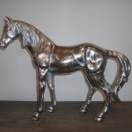 Kôň - nerez dekorácia