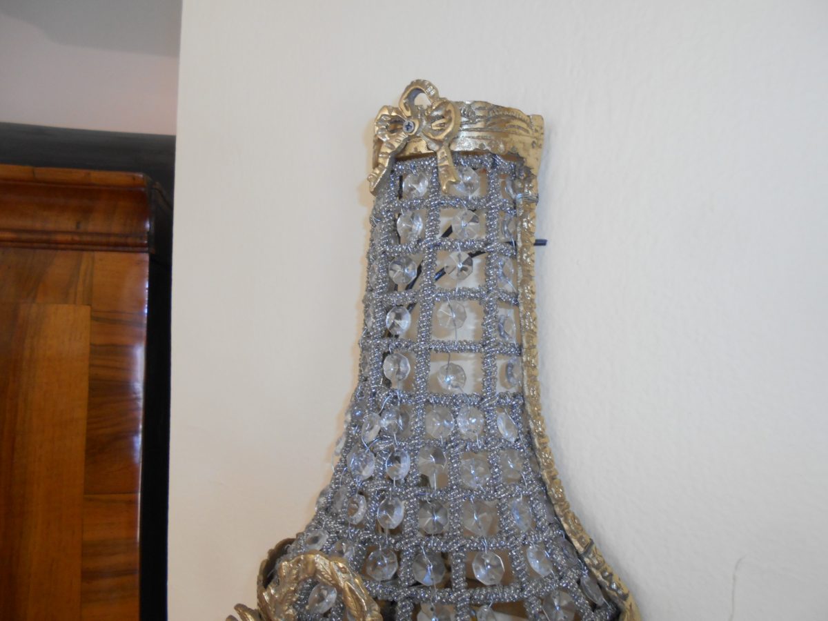 Nástenná lampa s kryštálmi – Obrázok 4