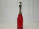 Fľaša červené sklo dekorácia – Obrázok 2