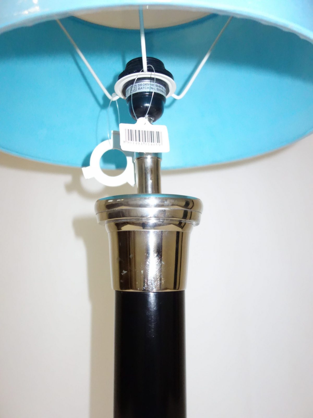 Stojanová lampa modrá 79 – Obrázok 3