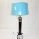 Stojanová lampa modrá 79
