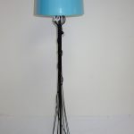 Stojanová lampa modrá