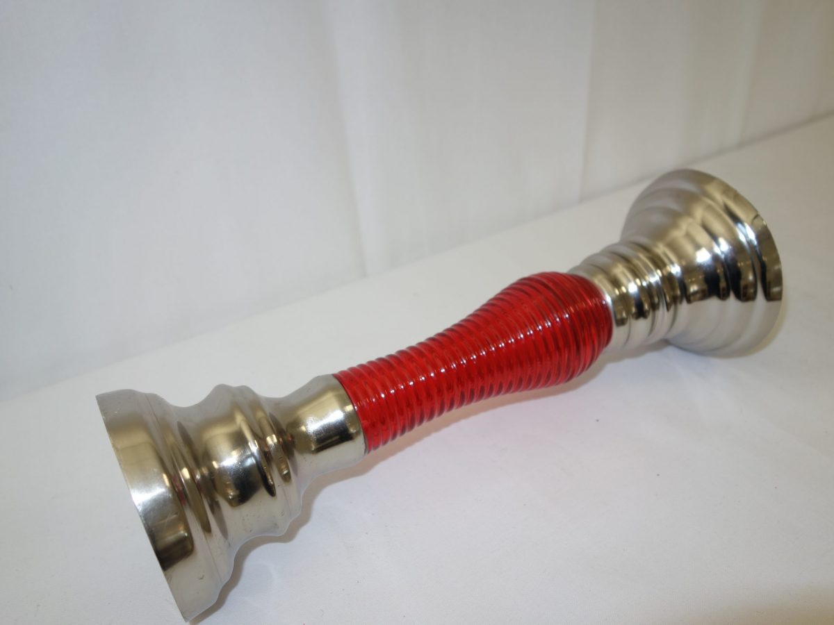 Svietnik z červeného skla – Obrázok 7