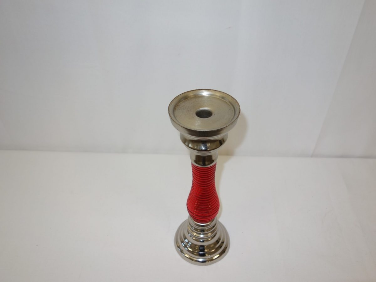 Svietnik z červeného skla – Obrázok 6