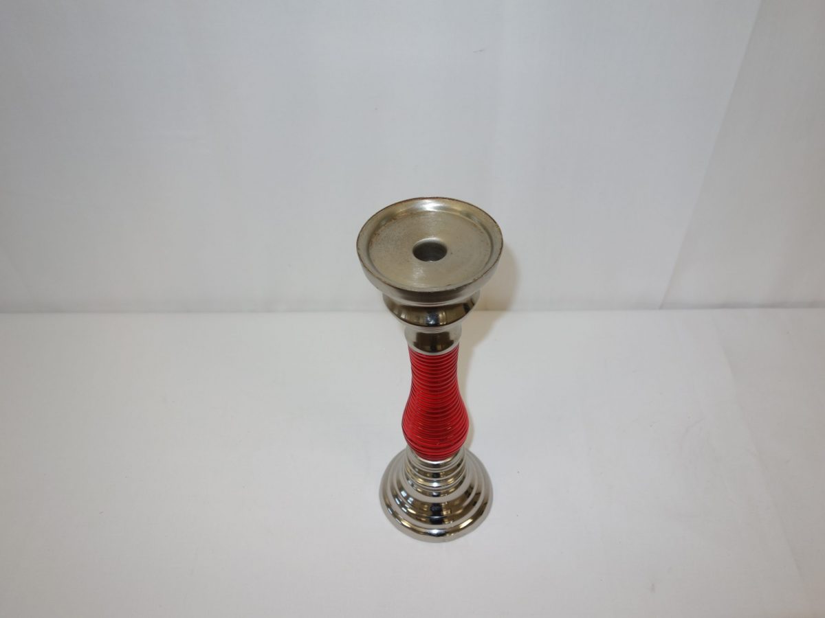 Svietnik z červeného skla – Obrázok 5