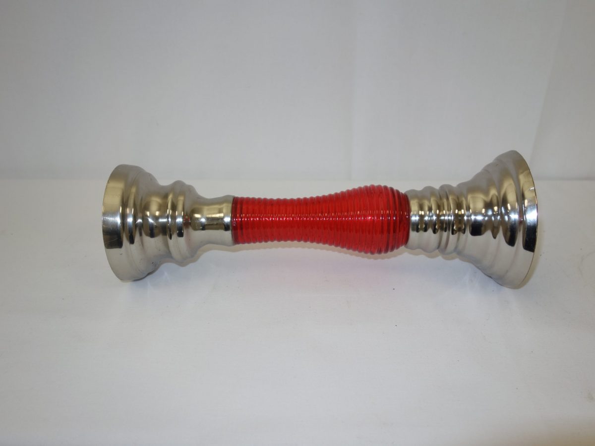 Svietnik z červeného skla – Obrázok 3