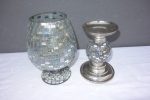 Pohár  z  lepeného  skla  24 cm  "SILVER" – Obrázok 8