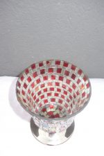 Pohár  z  lepeného  červeného  skla  13 cm – Obrázok 4