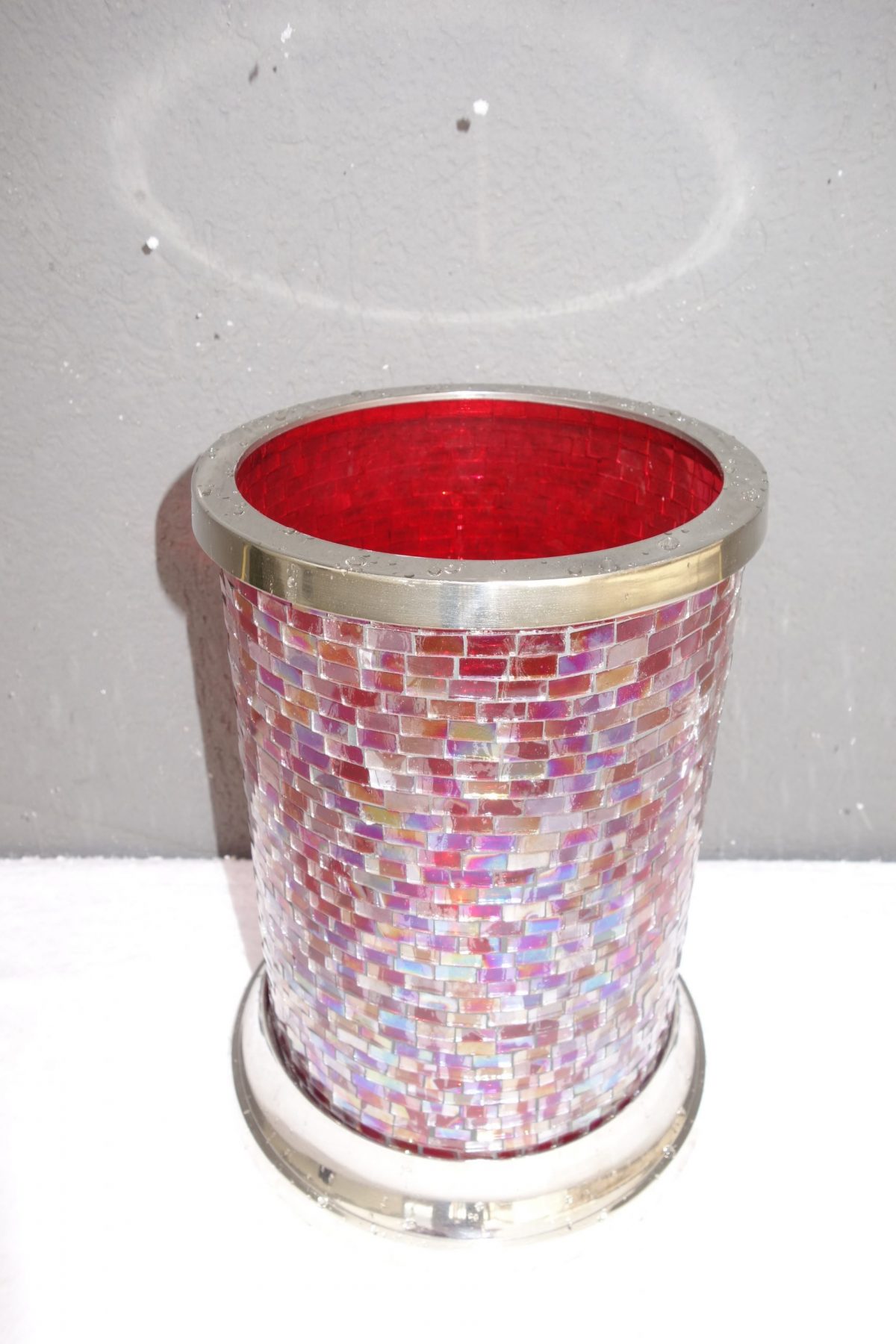 Dekoračná váza z lepeného skla – Obrázok 6