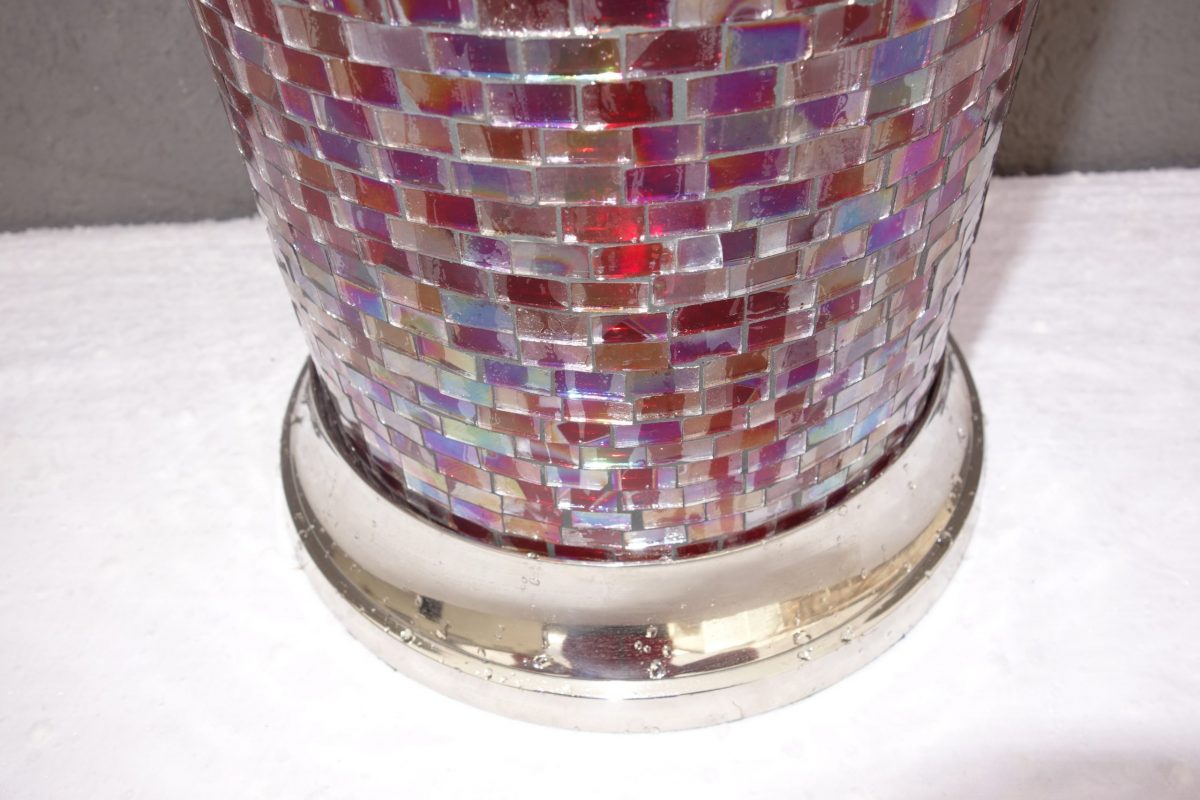 Dekoračná váza z lepeného skla – Obrázok 5