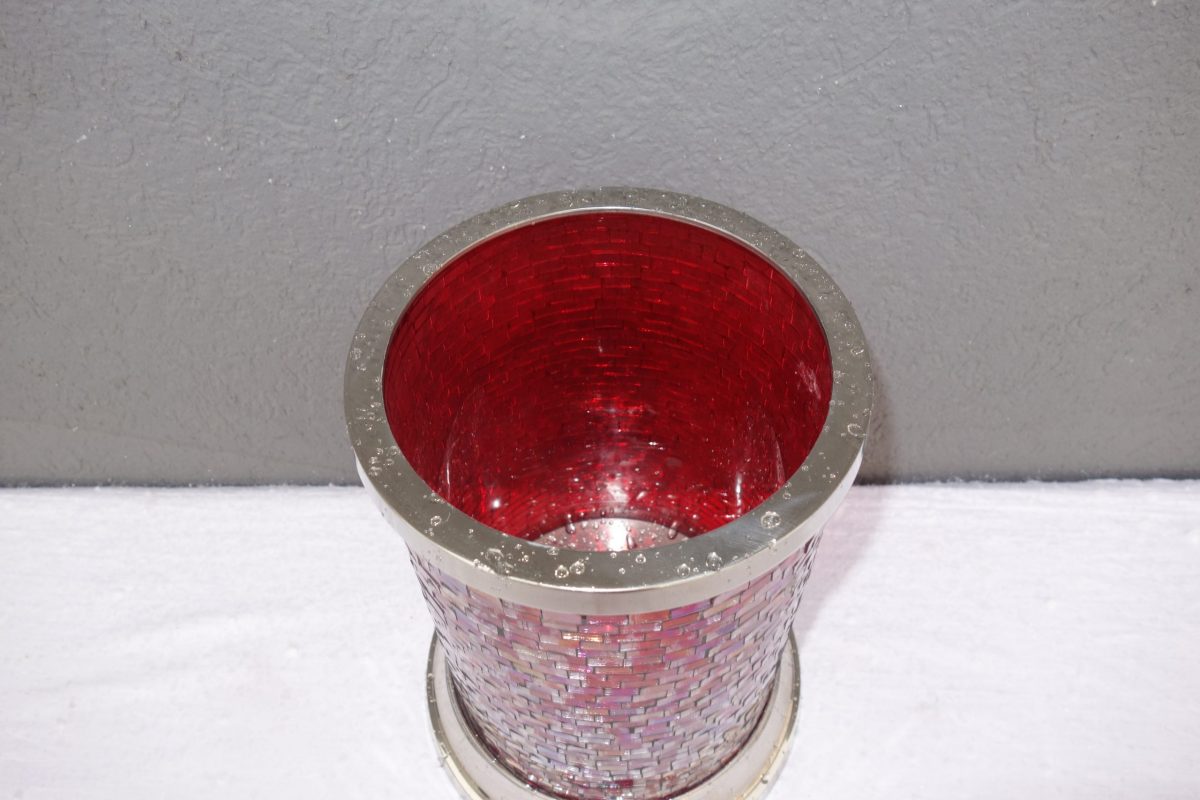 Dekoračná váza z lepeného skla – Obrázok 3