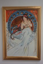 Obraz -odhalená žena- replika"Alfons Mucha" – Obrázok 6