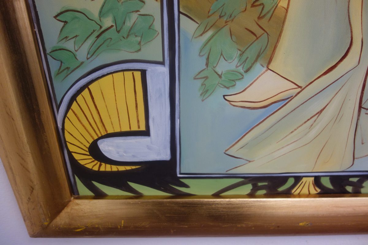 Obraz-zamyslená žena- replika"Alfons Mucha" – Obrázok 8