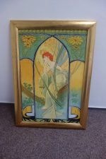 Obraz-zamyslená žena- replika"Alfons Mucha" – Obrázok 6