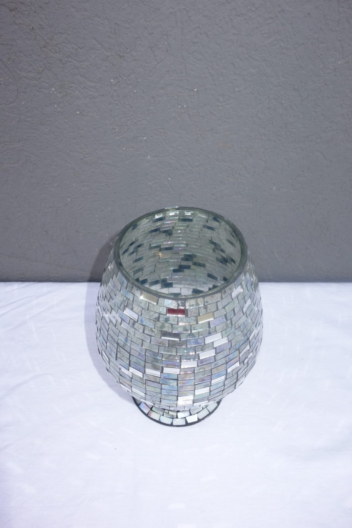 Pohár  z  lepeného  skla  24 cm  "SILVER" – Obrázok 6