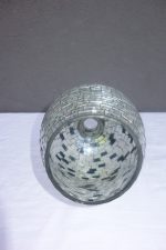 Pohár  z  lepeného  skla  24 cm  "SILVER" – Obrázok 2