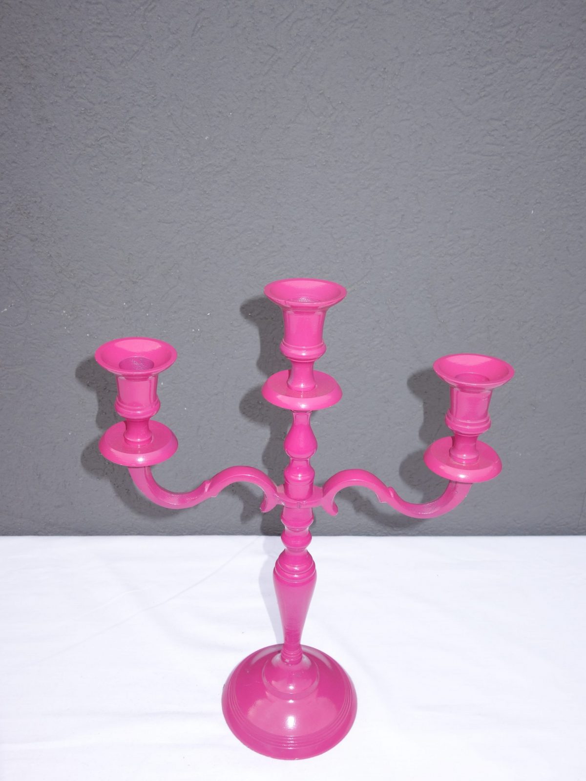 Svietnik purpurový  3 ramenný 37 cm – Obrázok 11