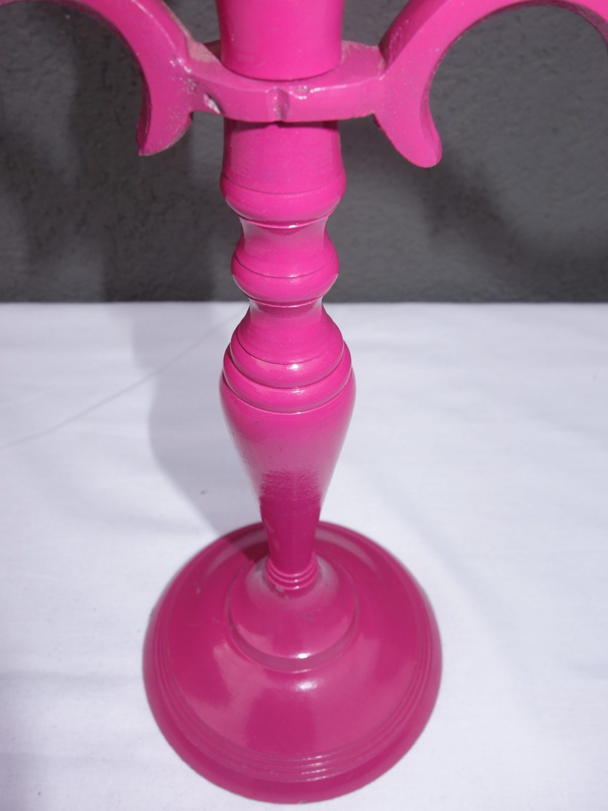 Svietnik purpurový  3 ramenný 37 cm – Obrázok 10