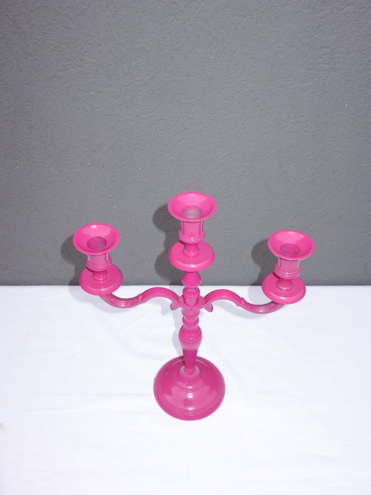 Svietnik purpurový  3 ramenný 37 cm – Obrázok 6