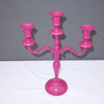 Svietnik purpurový  3 ramenný 37 cm