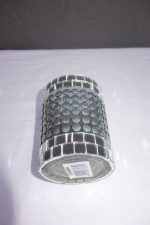 Svietnik zo strieborného  lepeného  skla – Obrázok 5