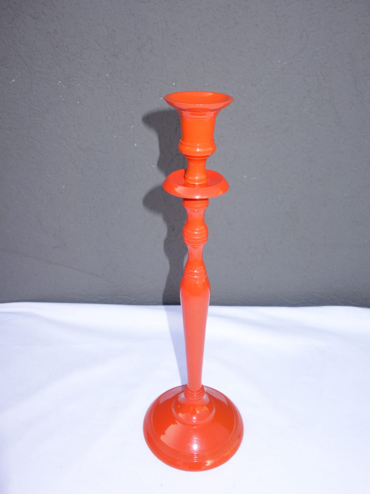 Svietnik oranžový  "POMARANČ" – Obrázok 4