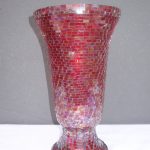 Váza z lepeného skla - 45 cm