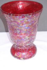 Váza z lepeného skla -30 cm – Obrázok 3