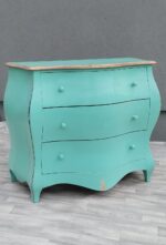 Komoda "BAROKO" hráškovo zelená – Obrázok 2