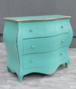 Komoda "BAROKO" hráškovo zelená – Obrázok 3