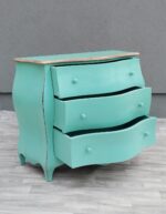 Komoda "BAROKO" hráškovo zelená – Obrázok 4