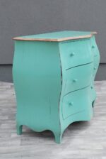 Komoda "BAROKO" hráškovo zelená – Obrázok 7