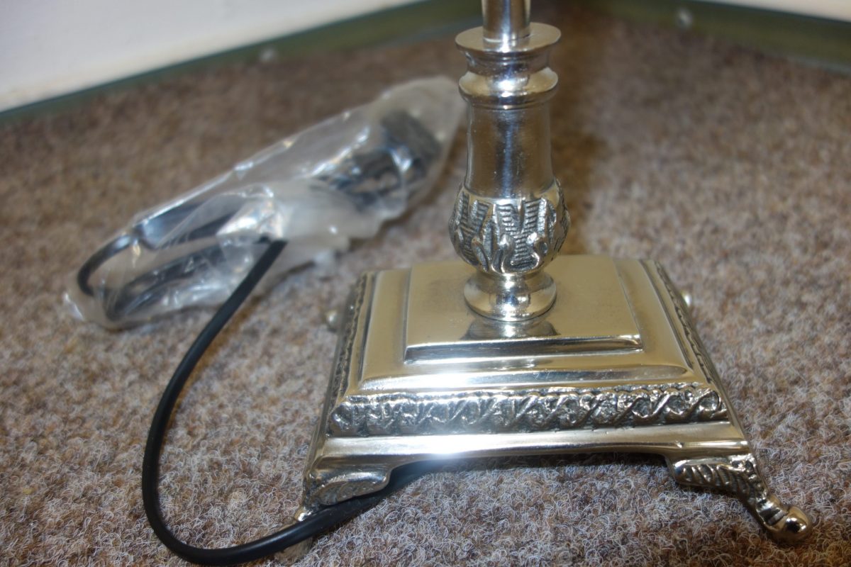 Nočná  lampa  biela  68 cm – Obrázok 4