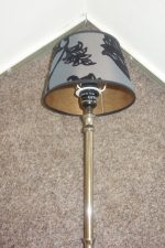 Nočná  lampa  sivo - čierna   - 52 cm – Obrázok 5