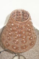 Nočná  lampa hnedá sieťovaná - 45 cm – Obrázok 3