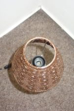 Nočná  lampa hnedá sieťovaná - 45 cm – Obrázok 4