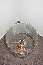 Nočná  lampa  strieborná  - 68  cm – Obrázok 5