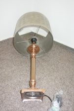 Nočná  lampa  strieborná  - 68  cm – Obrázok 4