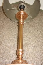 Nočná  lampa  strieborná  - 68  cm – Obrázok 3