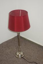 Nočná  lampa  červená - 51 cm