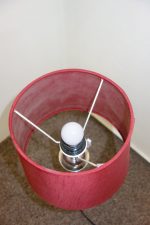 Nočná  lampa  červená - 51 cm – Obrázok 3