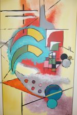 Obraz - maľovaný "ABSTRAKTNÝ" – Obrázok 2