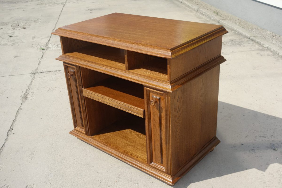 Komoda hnedá masív – Obrázok 2