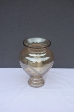 Sklenená  váza  s   nádychom   oranžovej   farby – Obrázok 2