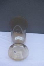 Sklenená  váza  so  zaujímavým  vzorom  s  jemným   oranžovým  nádychom "MAXI" – Obrázok 2