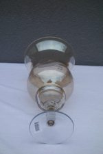 Sklenený   pohár   na  stopke  s   nádychom   jemnej   oranžovej  farby – Obrázok 4