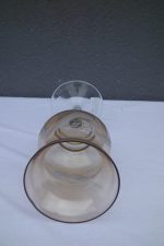 Sklenený   pohár   na  stopke  s   nádychom   jemnej   oranžovej  farby – Obrázok 5