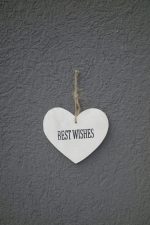 Srdiečko  drevené  "VŠETKO NAJLEPŠIE" – Obrázok 3