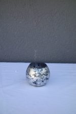 Svietnik   sklenený   s   popraskaným   dizajnom – Obrázok 3