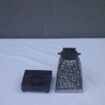 Svietnik  z  lepeného  skla